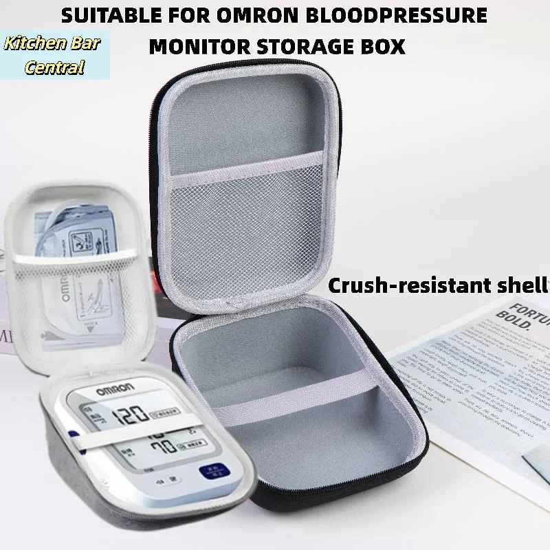 【EVA Blood Pressure Bag Hard Case Storage Bag For Omron Upper Arm Blood Pressure Monitor Home Electronic Measurement】
