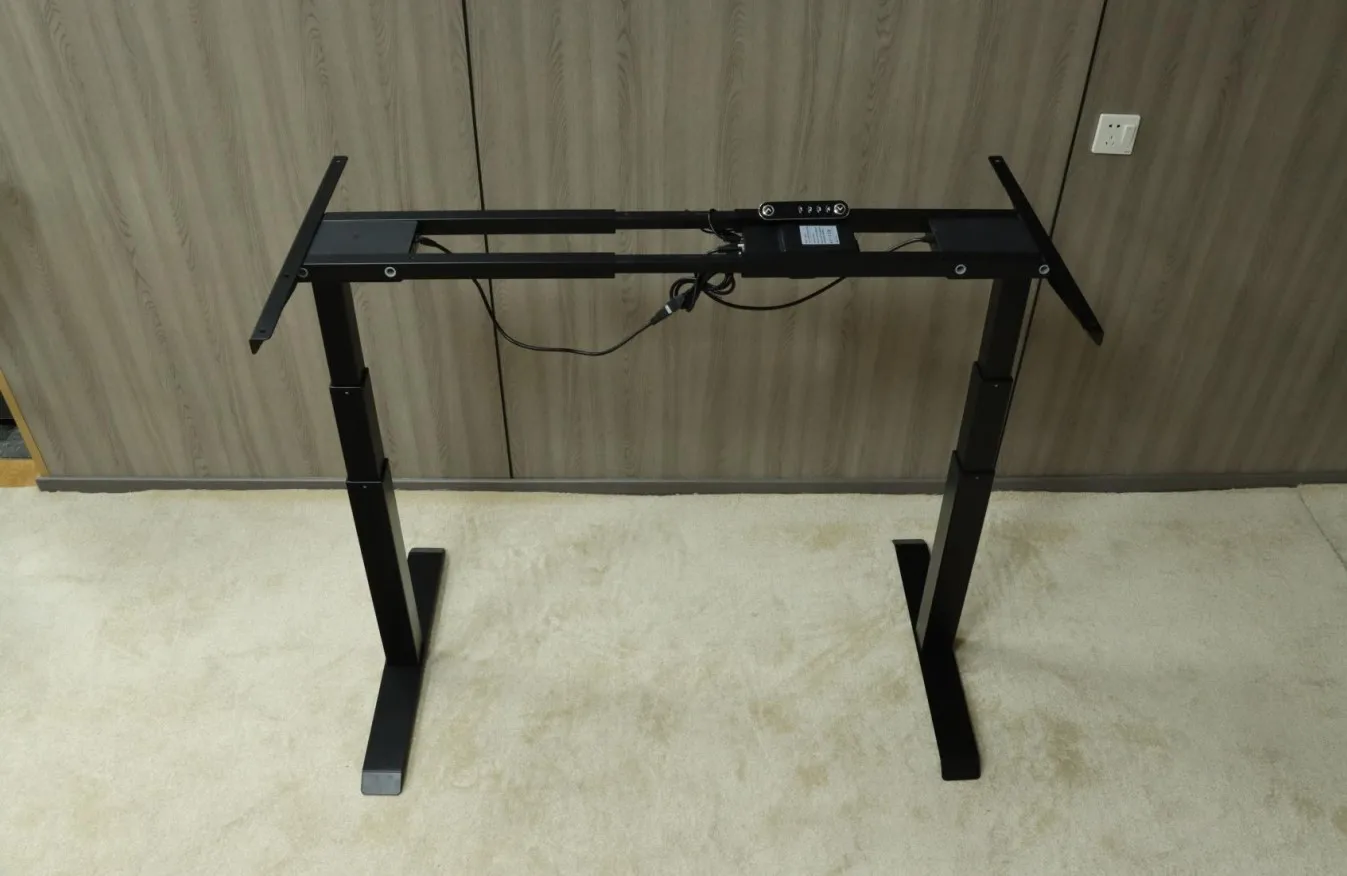 100-240V Dual Motor Three-Section Electric Lift Table Legs Adjustable Height Lift Table Frame Smart Desk