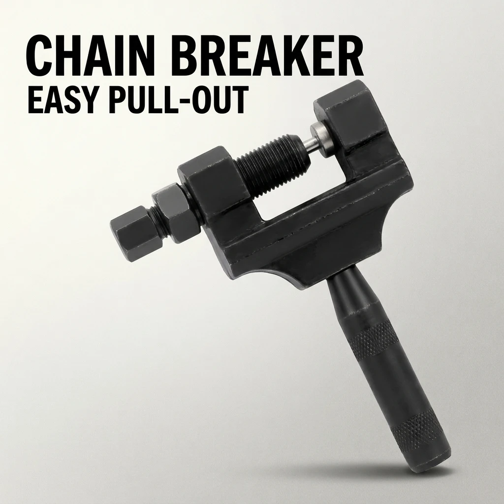 Manual Portable Compact Motorcycle Chain Remover, Repair, Disassembly, Assembly and Maintenance Tools, Bicycle Chain Remover.