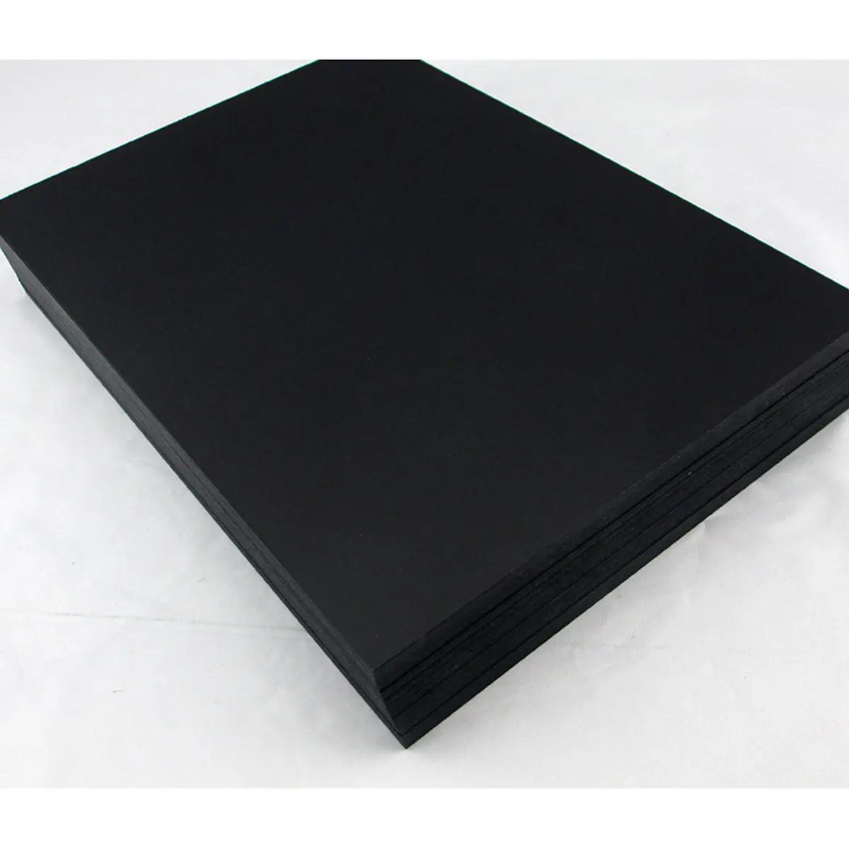 50pcs-a4-black-kraft-paperboard-250gsm-ideal-for-diy-scrapbook-cards-business-paper-accessories-kit-creative-craft-supplies