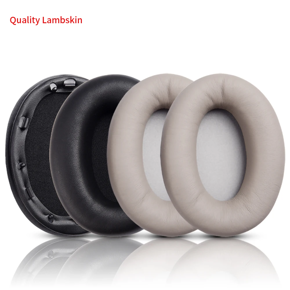 

Lambskin Genuine Leather Ear Pads For Sony WH-1000XM3 Headphone Cushion 1000xm3 Headset Foam Earpads Replacement Sponge Earmuffs