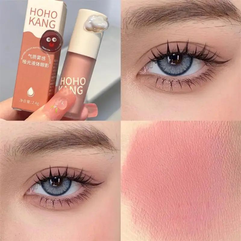 Sombra de ojos líquida mate, brillo duradero, sombra de ojos líquida mate, maquillaje diario, temperamento de maquillaje de ojos