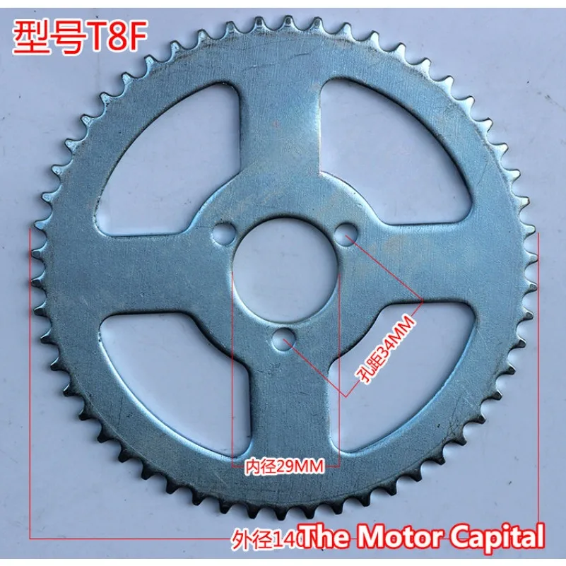 

Rear Sprocket T8F 54 Tooth 29mmFor2 Stroke Engine 47cc 49cc Pocket Bike Mini Quad ATV Minimoto Chopper dirt bike