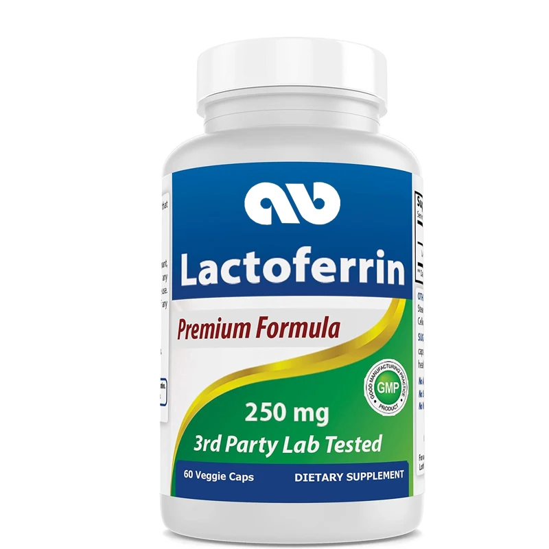 Lactoferrin 250mg vegetarian capsules, supporting healthy immune function -60 capsules