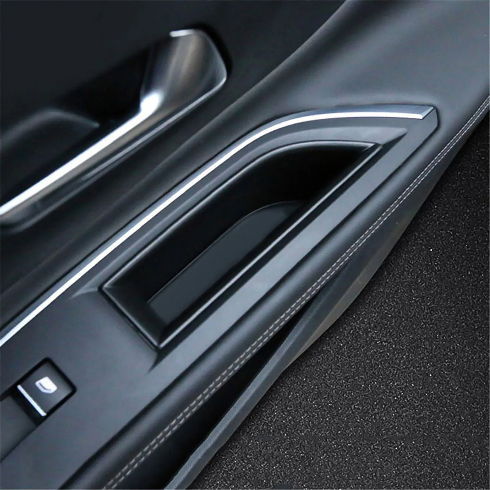 1 Pair/2 Pcs Front Door Handle Storage Box Container for Peugeot 3008 5008 GT Line NEW