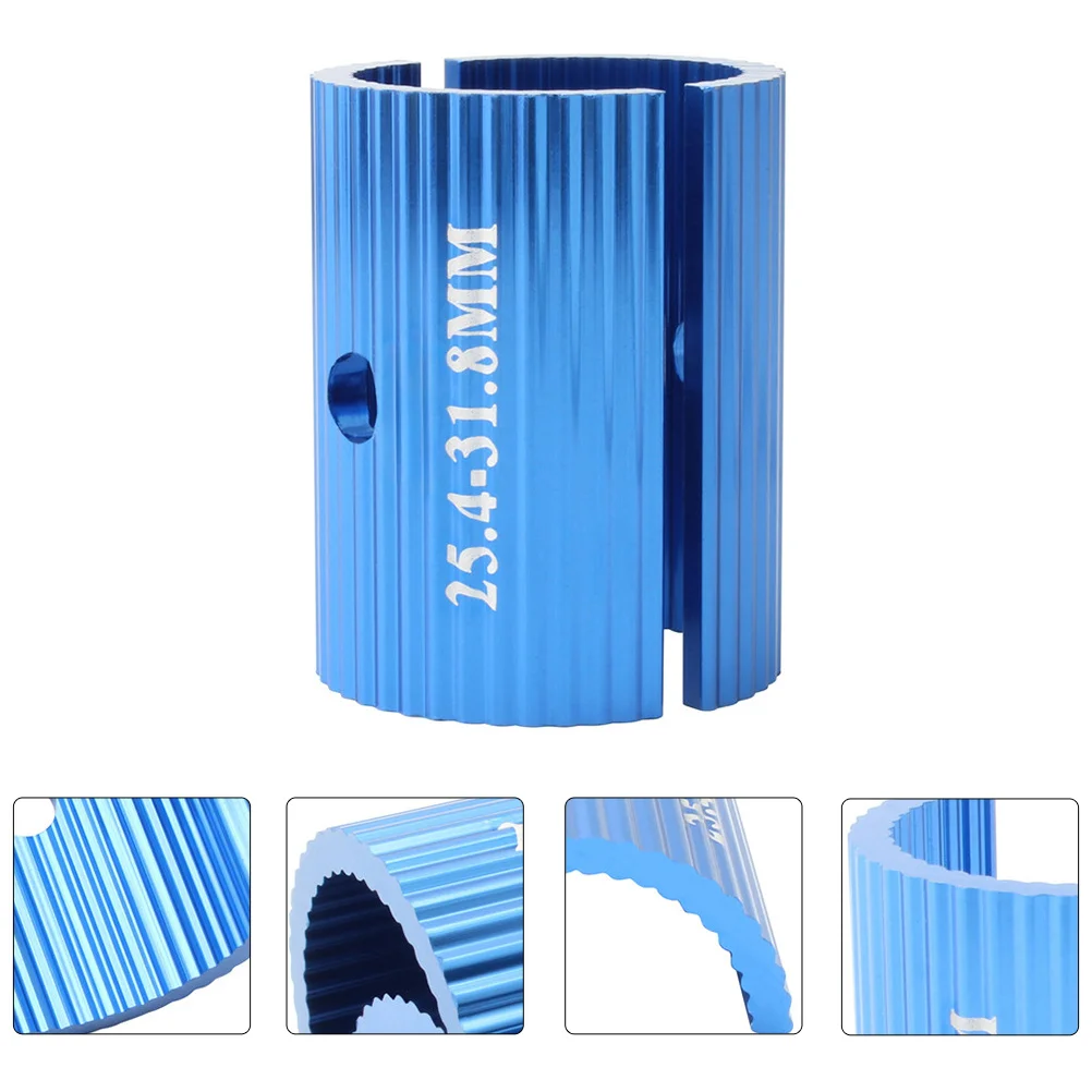 

2 Pcs Bike Handlebar Adapter Stem Reducer Spacers Accessories Aluminum Alloy Shim