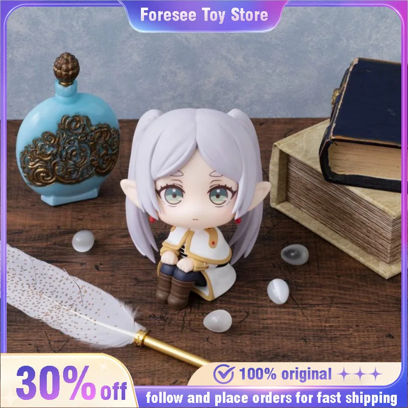 10cm Frieren Beyond Journey's End Animation Peripheral Figure Magician Action Figure Pvc Q Edition Cute Doll Ornament Collection