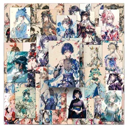 10/30/50PCS New Ink Wind Genshin Impact Sticker Cartoon Creative Anime Suitcase Water Cup Guitar Decoration Waterproof Wholesale
