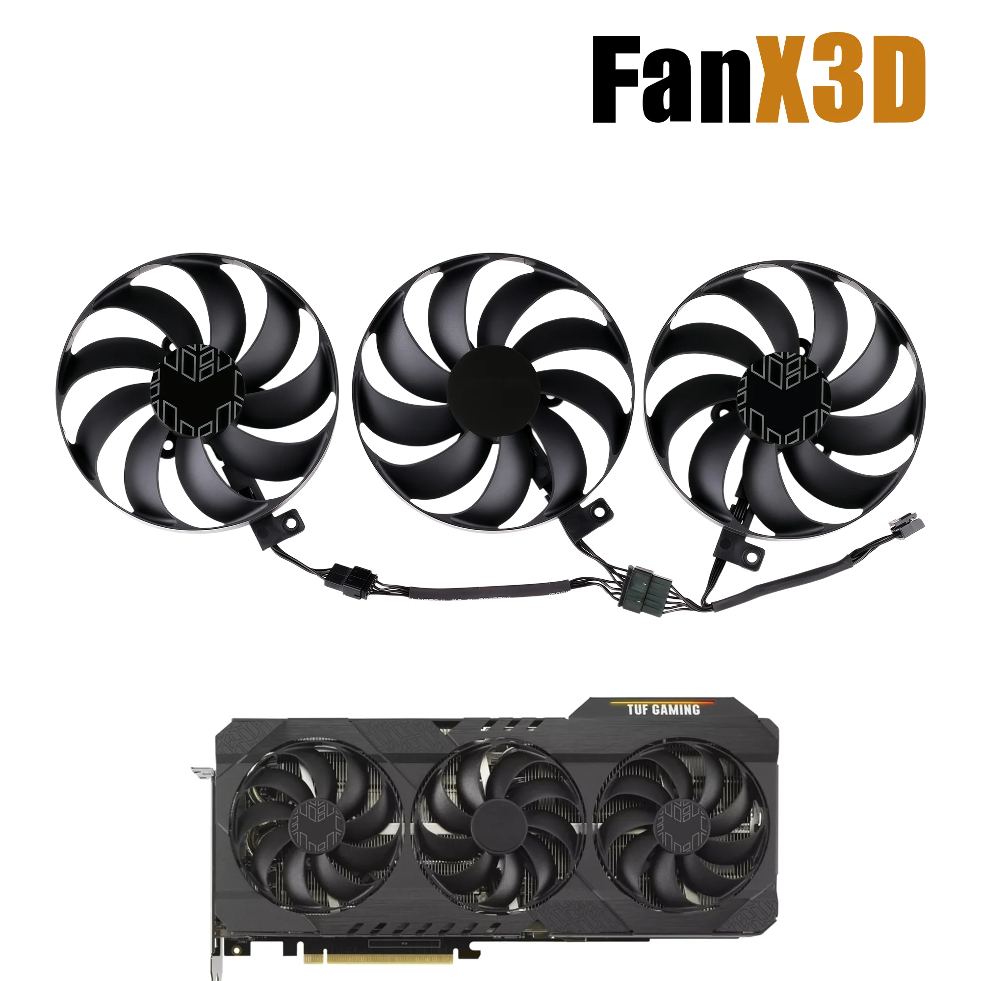 CF9010U12D Cooling Fan For ASUS GeForce RTX 3060 3070 3080 3090 Ti TUF OC GAMING Video Graphic Card Cooler Fan
