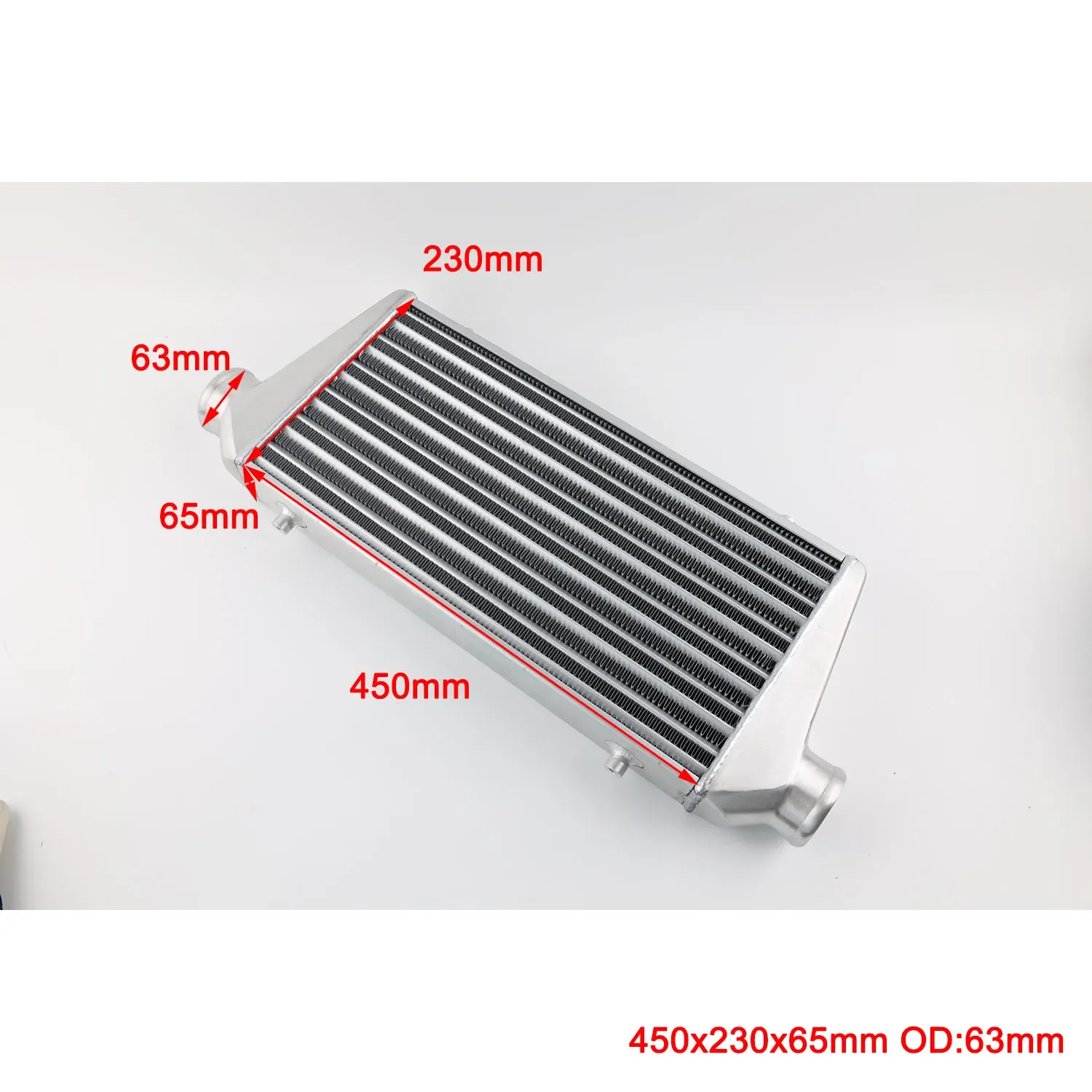 450*230*65mm Universal Turbo Intercooler Bar&Plate OD=63mm Front Mount Intercooler