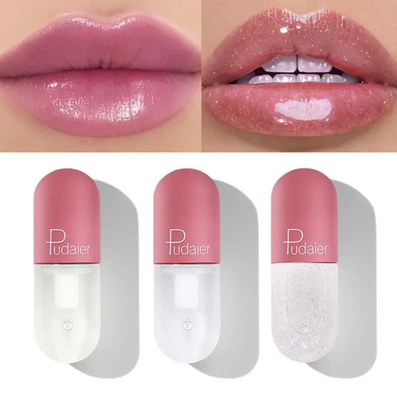 Instantâneo Volumising Lip Gloss, Reparação, Reduzir Lip Lines Fine, Máscara, Longa Duração, Transparente, Hidratante, Cuidado, Óleo Lip, Enhancer