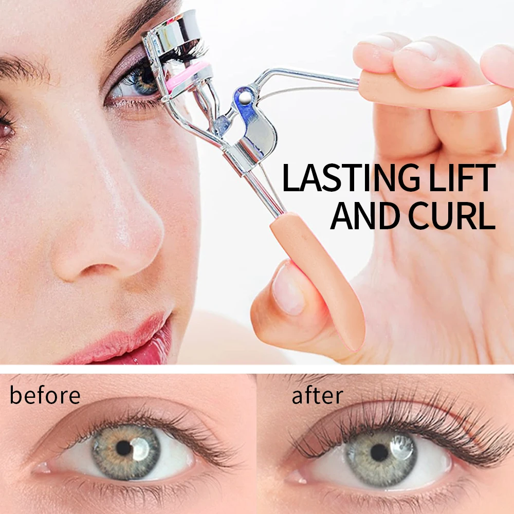 Eyelash Curlers with Eyelash Comb Professional Eyelash Curler Makeup Tool Lash Curler Includes Additional Rubber Replacement Pad