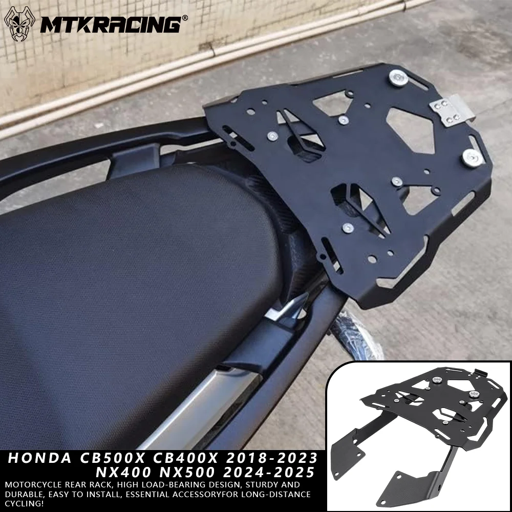 

MTKRACING для HONDA CB500X CB400X 2018-2023 NX400 NX500 2024-2025 багажник для мотоцикла, задняя бабка, верхний чехол, держатель багажника