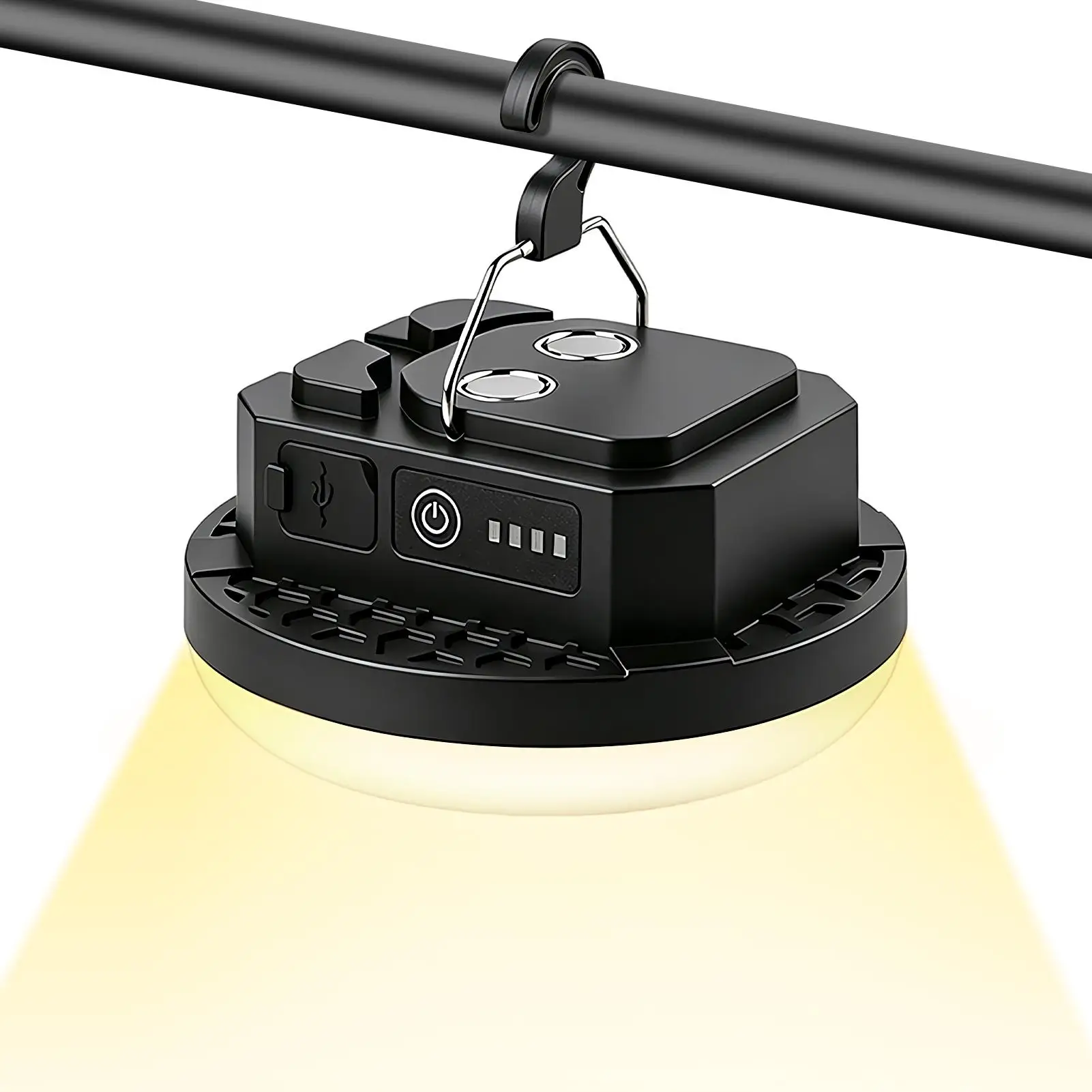Camping Lantern Camping Light Rechargeable Portable Flashlights LED Tent Lights Work Repair Lighting For Hiking Fishing Picnic