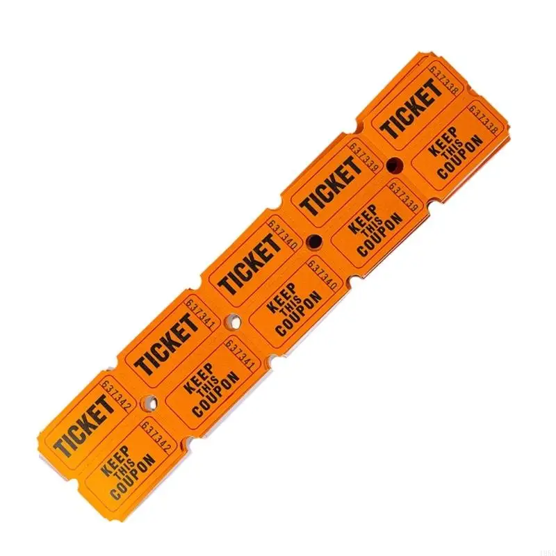 100Pcs Coated Paper Entry Tickets Double Roll For Event Entry Class Rewards 