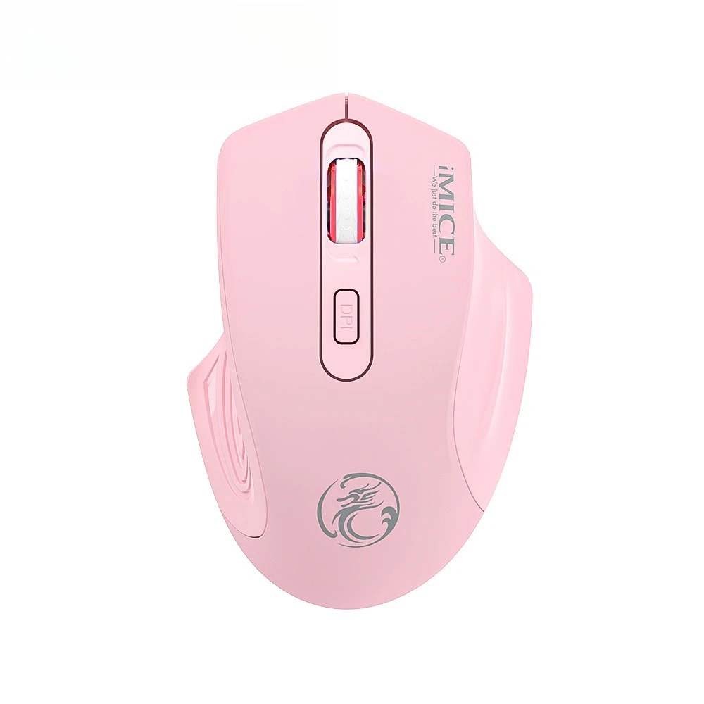 ماوس اتصال لاسلكي صامت قابل لإعادة الشحن 1600 ديسيبل متوحد الخواص قابل للتعديل 2.4 جيجا هرتز، انقر هادئ للاستخدام المكتبي متوافق مع الكمبيوتر المحمول #4