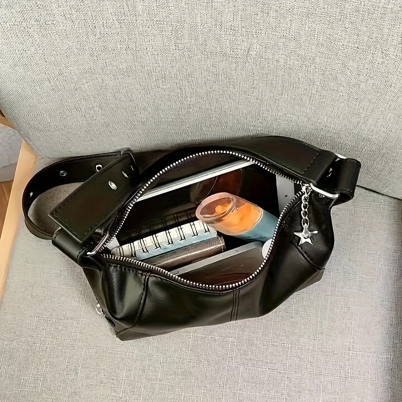 Crossbody Bag Women Versatile Fashion Shoulder Purse Color Block Handbag Casual Daily Commuter