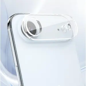 Bilashmart 3D Camera Lens Protectors iPhone Air 17Promax Lens Cover Screen Protector iPhone 17 Pro Max 17Air Lens Tempered Glass