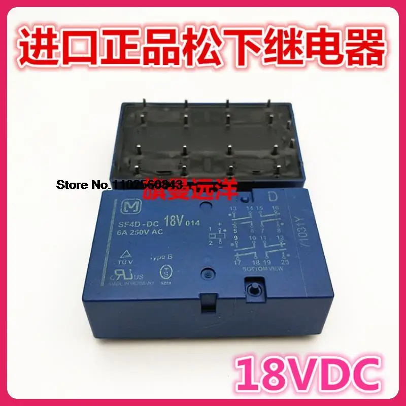 SF4D-DC18V  18V  SF4-DC18V 6A 250VAC