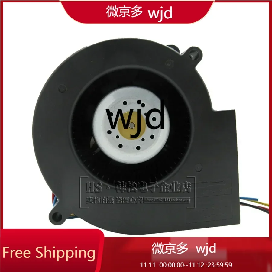 

Y 2pcs Original SANYO 9733 turbo centrifugal fan blower 12V 3.8A 97*97*33mm 9BMB12P2J619 big wind cacity 4