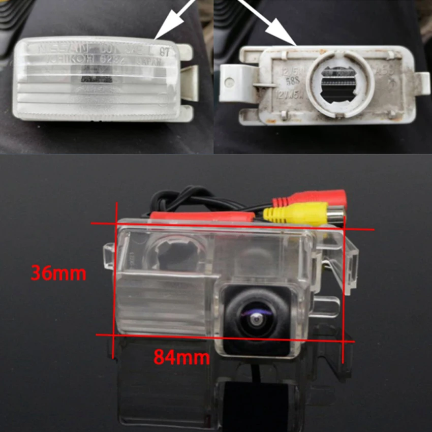 Night Vision Rear View Camera Reversing Camera Car Back up Camera HD CCD For Nissan Patrol Super Safari Y61 Patrol Armada Y62