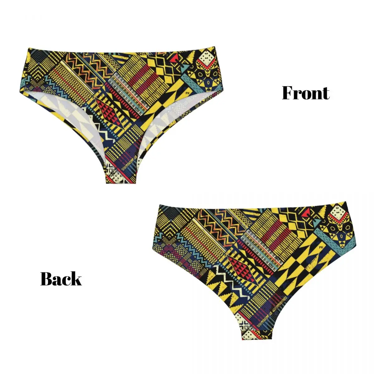 Bragas cortas personalizadas de retales Kitenge Ankara Nigeria para mujer, ropa interior elástica con diseño de estilo africano, ropa interior estampada