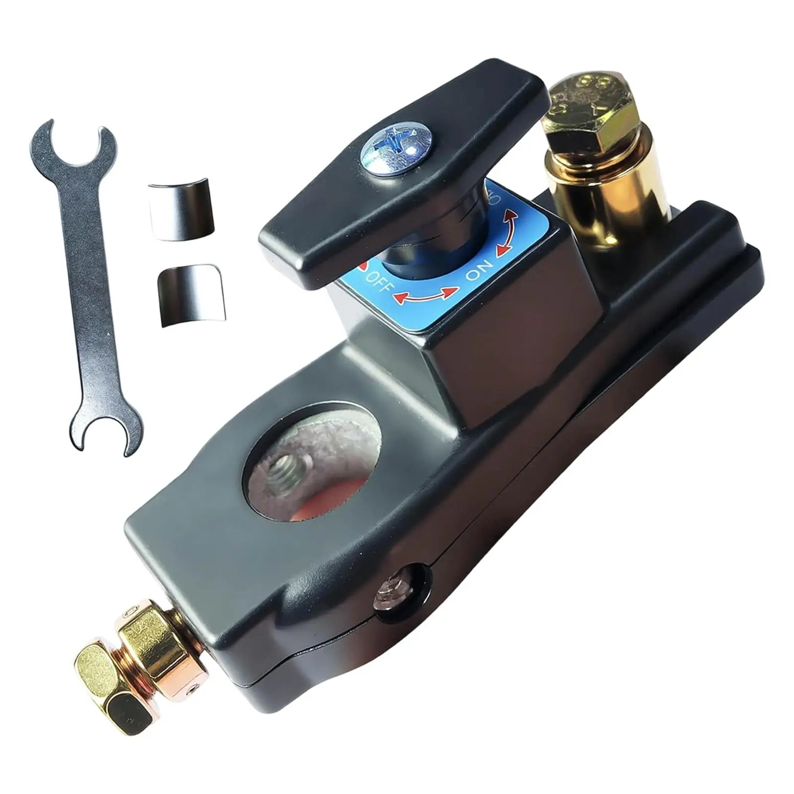 

High Performance Battery Disconnect Switch Black Copper Plastic Shut Off for Car RV Truck Boat 12V 24V