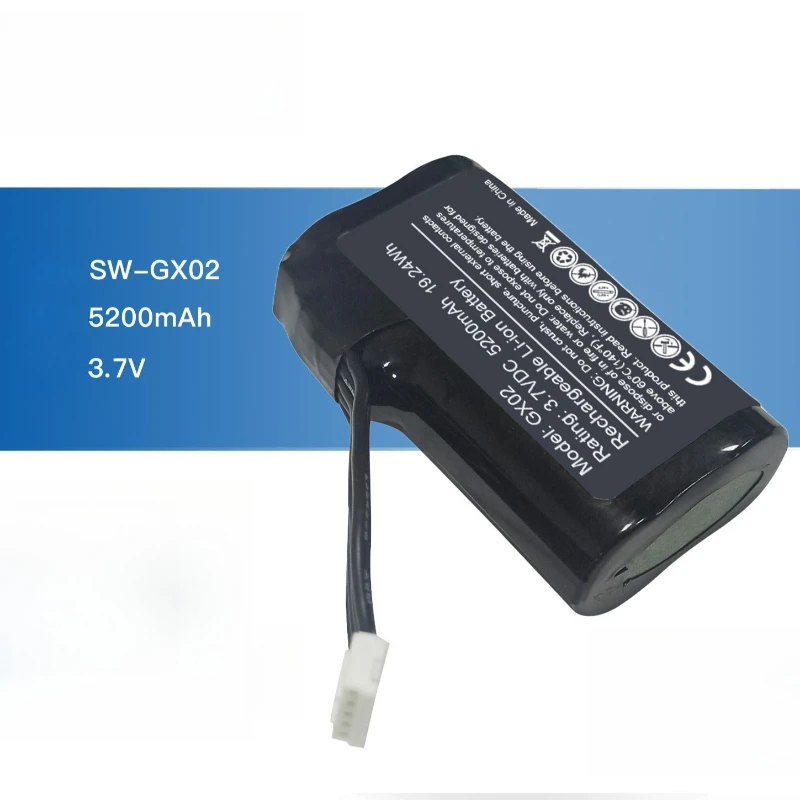 Newest GX02 3.7V 19.24Wh 5200mAh Rechargeable Battery for XGD Nexgo N3 N5 POS High Quality Mobile Intelligent Terminal Battery