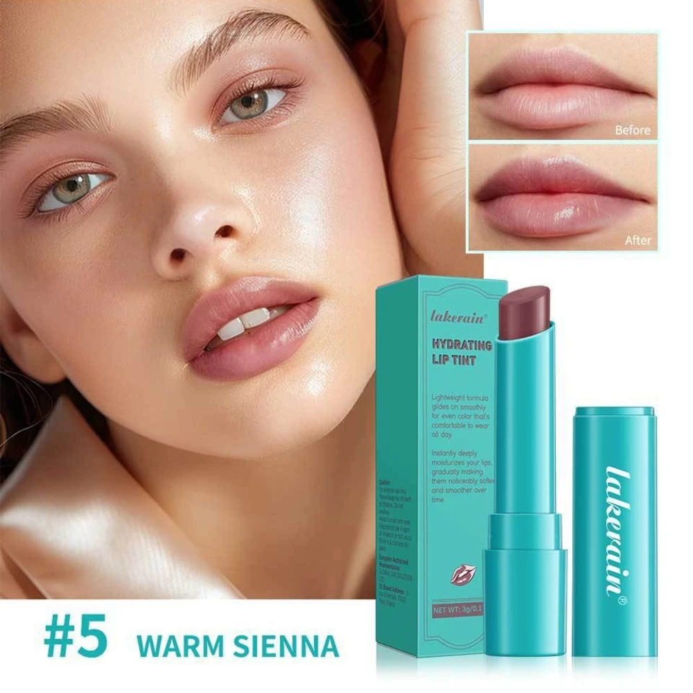 Rouge à lèvres solide, gelée nourrissante, nu naturel, estompe les lignes des lèvres, baume à lèvres coloré longue durée