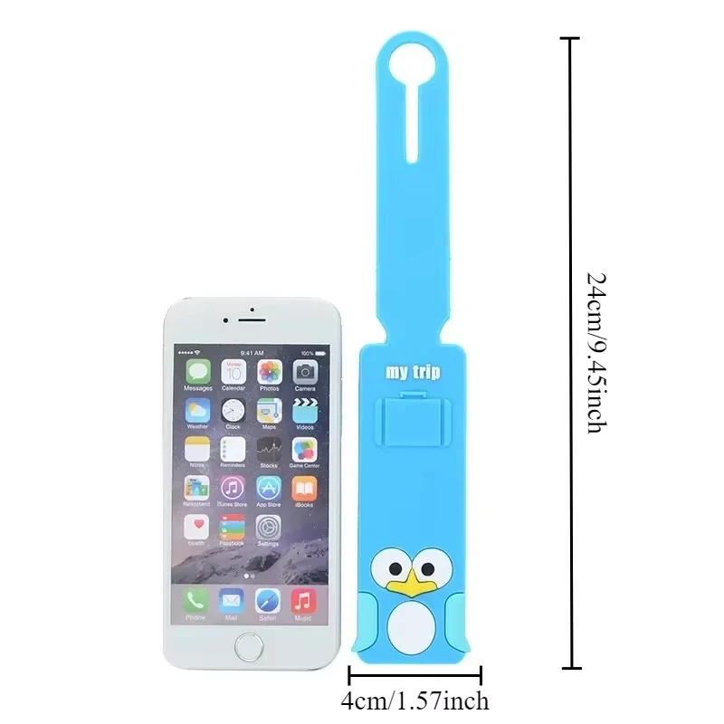 Lovely Silicone Luggage Tag Boarding Pass Luggage Tag Checked Fashion Travel Accessories Cute Luggage Tag Flight