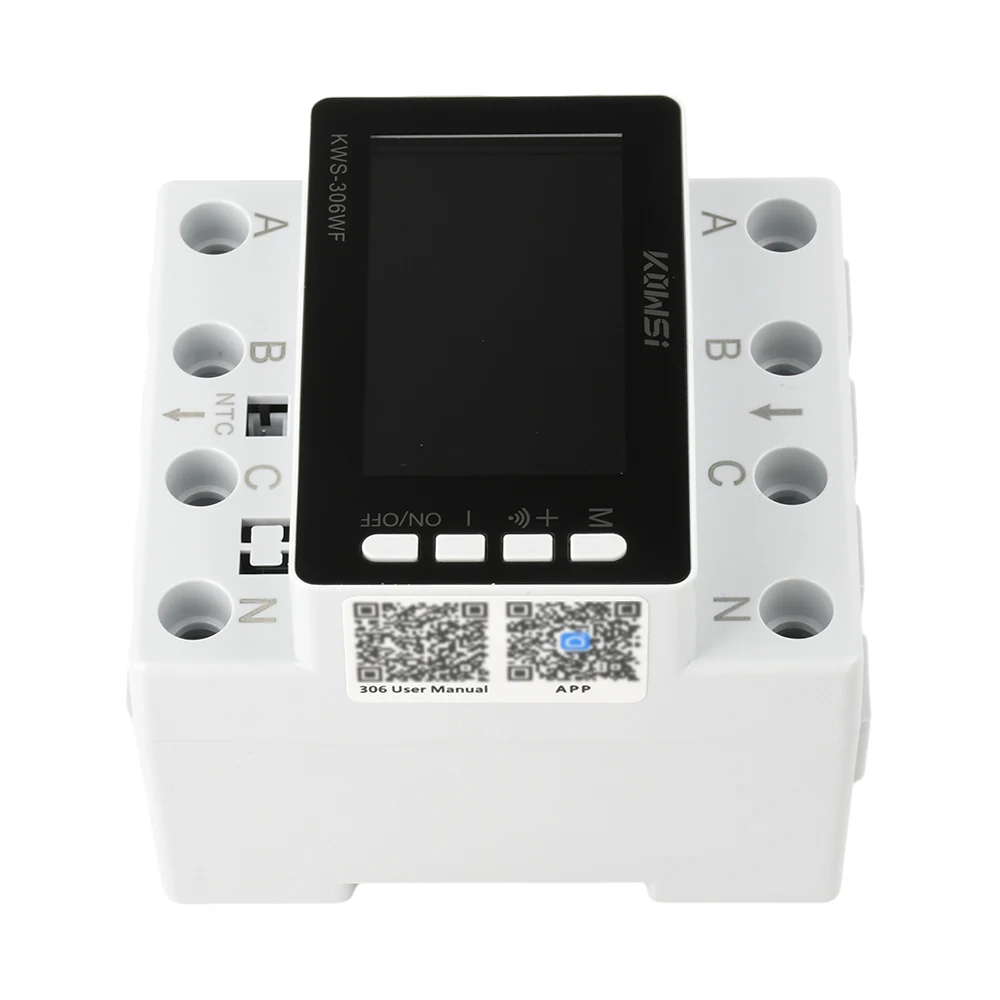 KWS-306 Tuya WIFI الذكية الجهد متر التيار المتناوب 85-290 فولت الجهد الحالي الطاقة متر مفتاح ذكي كيلووات ساعة قياس قطاع دارة الموقت