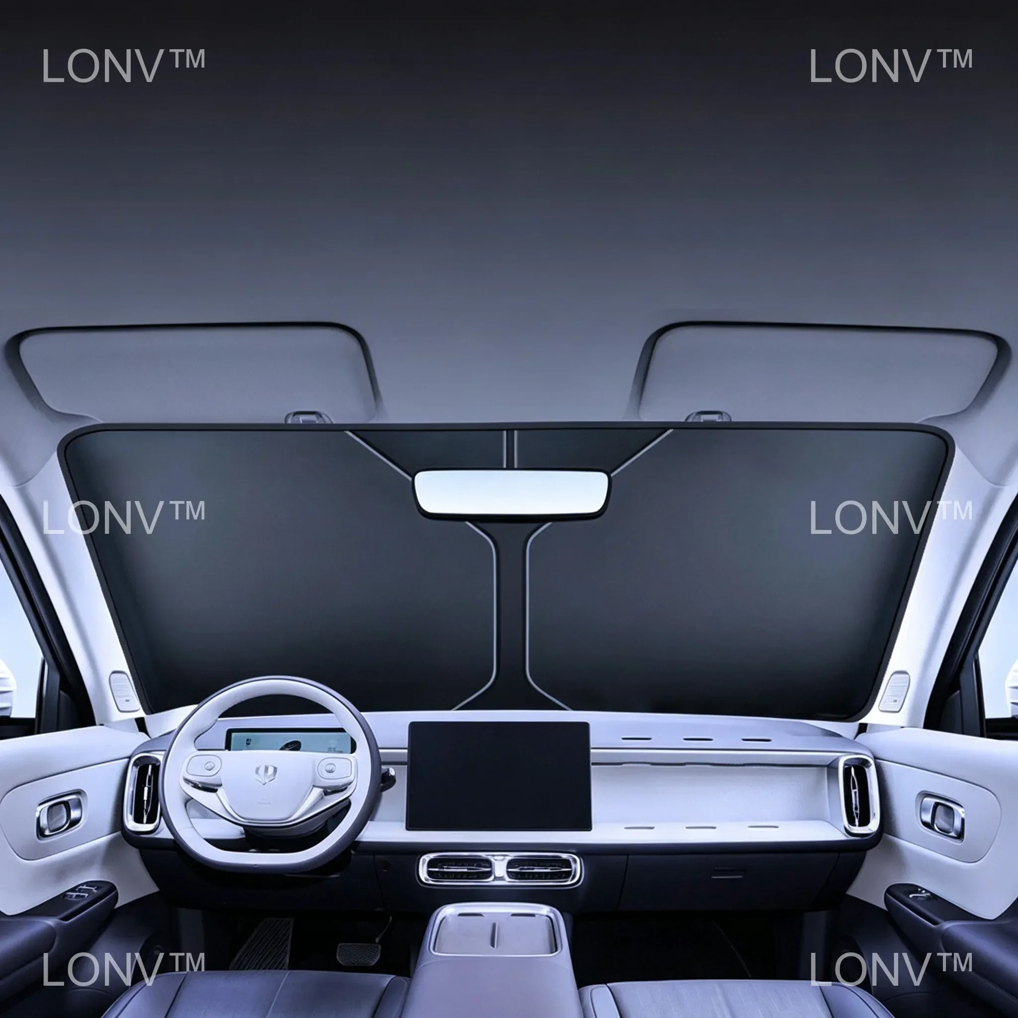 For Leapmotor B10 2025 2026 2027 Car Sunshade Front Windshield Shade Cover Foldable Car Heat Insulation Accessories