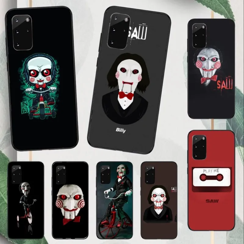 Saw Jigsaw Movie Phone Case for Samsung Note 9 10 20 Plus Pro Ultra J6 J5 J7 J8 Black Soft Cover Funda Shell