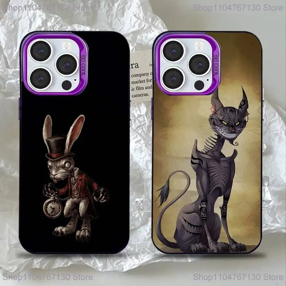 

Game A-Alice Madness Returns Phone Case For iPhone 16,15,14,13,12,11,Mini,Pro,SE,MAX Purple Matte Silicone Cover