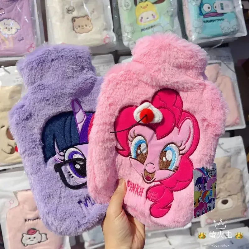 My Little Pony Cartoon Innovative Plush Hot Water Bottle Water-Filled Portable Students Love Hand Warmer Cute Hot Water Bag Gift