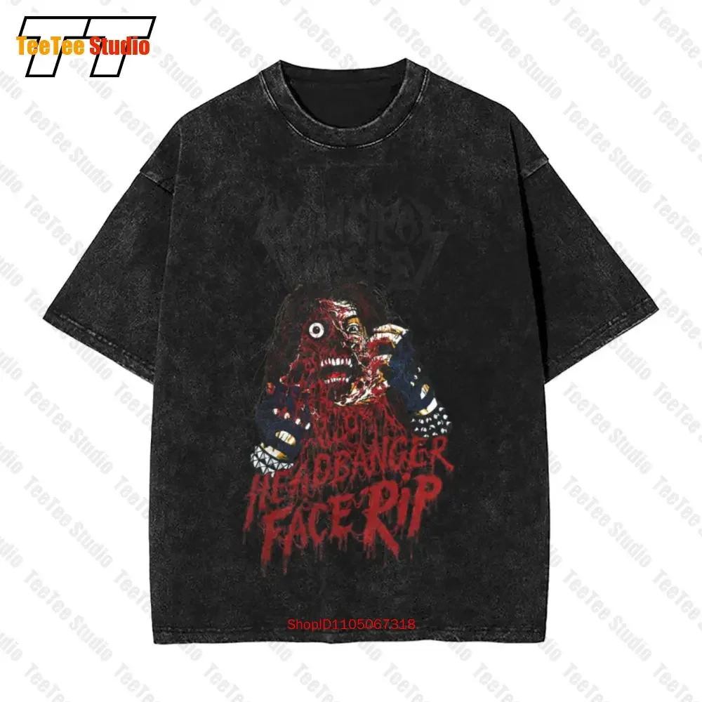 Municipal Waste Headbanger Face Rip Vintage Oversized T-Shirt JFK5