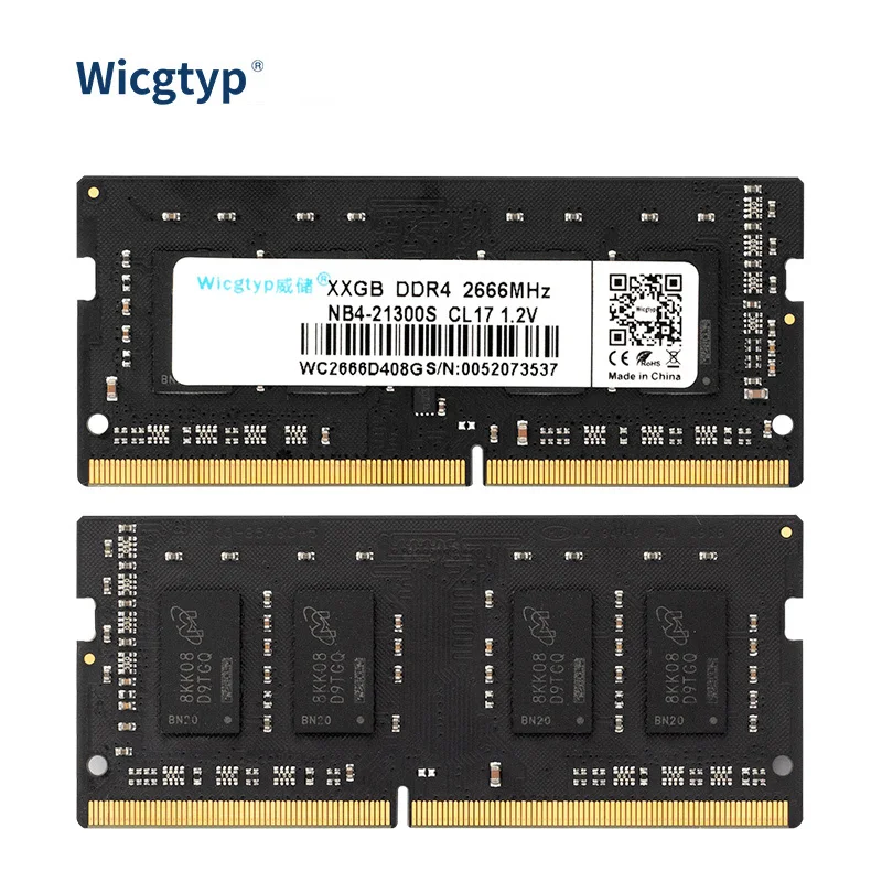 Wicgtyp ddr4 ram 8GB 4GB 16GB 2133MHz or 2400MHz DIMM Laptop Memory Support motherboard ddr4