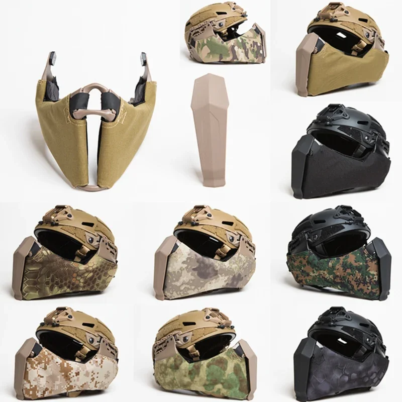 

Половинная маска для подключения тактических направляющих Mandible для шлема OC Highcut