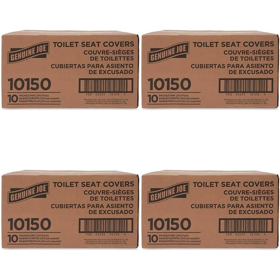 

Halffold Toilet Seat Covers for Public Restrooms Hygienic Disposable Seat Protectors with Easy Tear Design Ideal for Schools Of