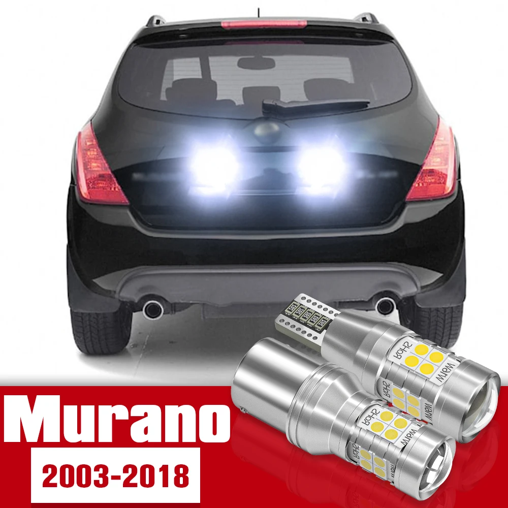 

2pcs LED Accessories Reverse Light Bulb Lamp For Nissan Murano 2003-2018 2007 2008 2009 2010 2011 2012 2013 2014 2015 2016 2017