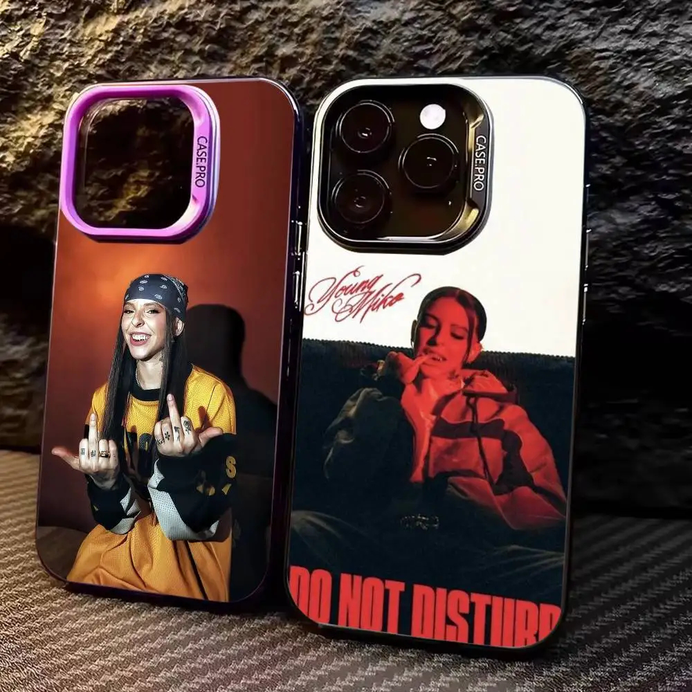 

Singer Young Miko Do not disturb Phone Case For iPhone17,16,15,14,13,12,11 Plus,Pro Max Colored Silver Plated Inside Cover