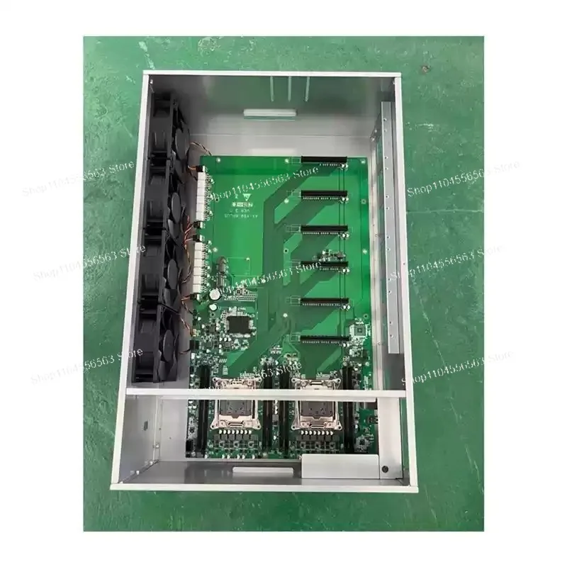 X99 Dual CPU PLUS Motherboard LGA2011-3, DDR4 Supported 6 Wide Spaced PCIe Graphics Card Slots