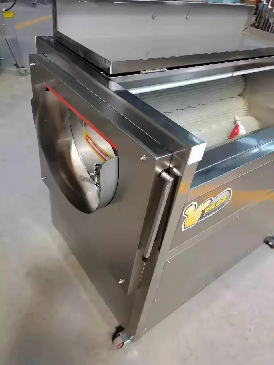 Electric Automatic Vegetable Washer Oyster Sweet Potato Lotus Root Sea Cucumber Pig Trotter Cucumber Drum Brush Peeling Machine