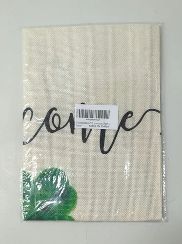St Patricks Day Garden Flag 12x18 Inch Double Sided for Outside Burlap New. OOV IIC