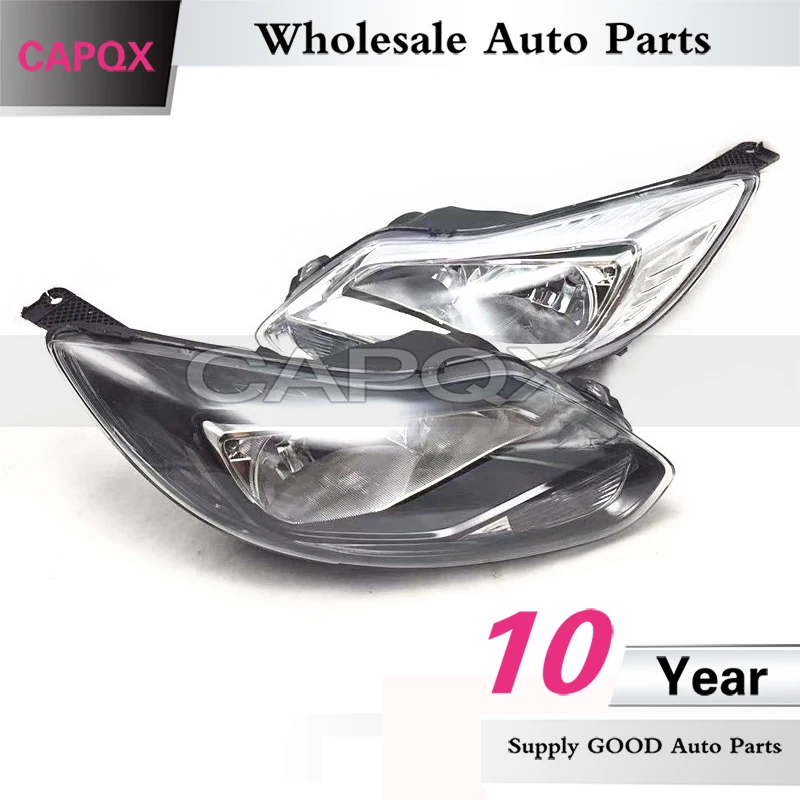 CAPQX Manual Front Headlight For Ford Focus 2012-2016 1.6T 2.0T Front Bumper Head Light Head Lamp Headlamp