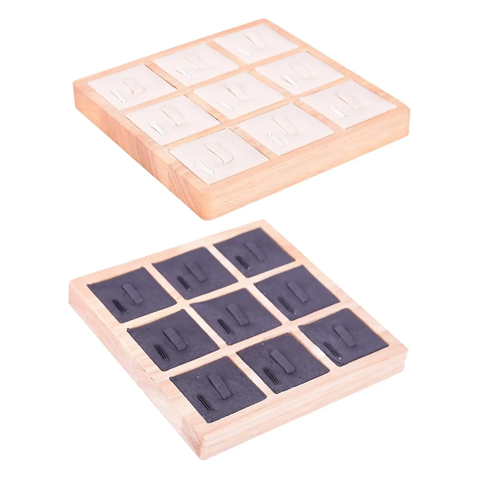 

Rings Holder Tray Stud Earrings Holder for Countertop Selling Show Showcase