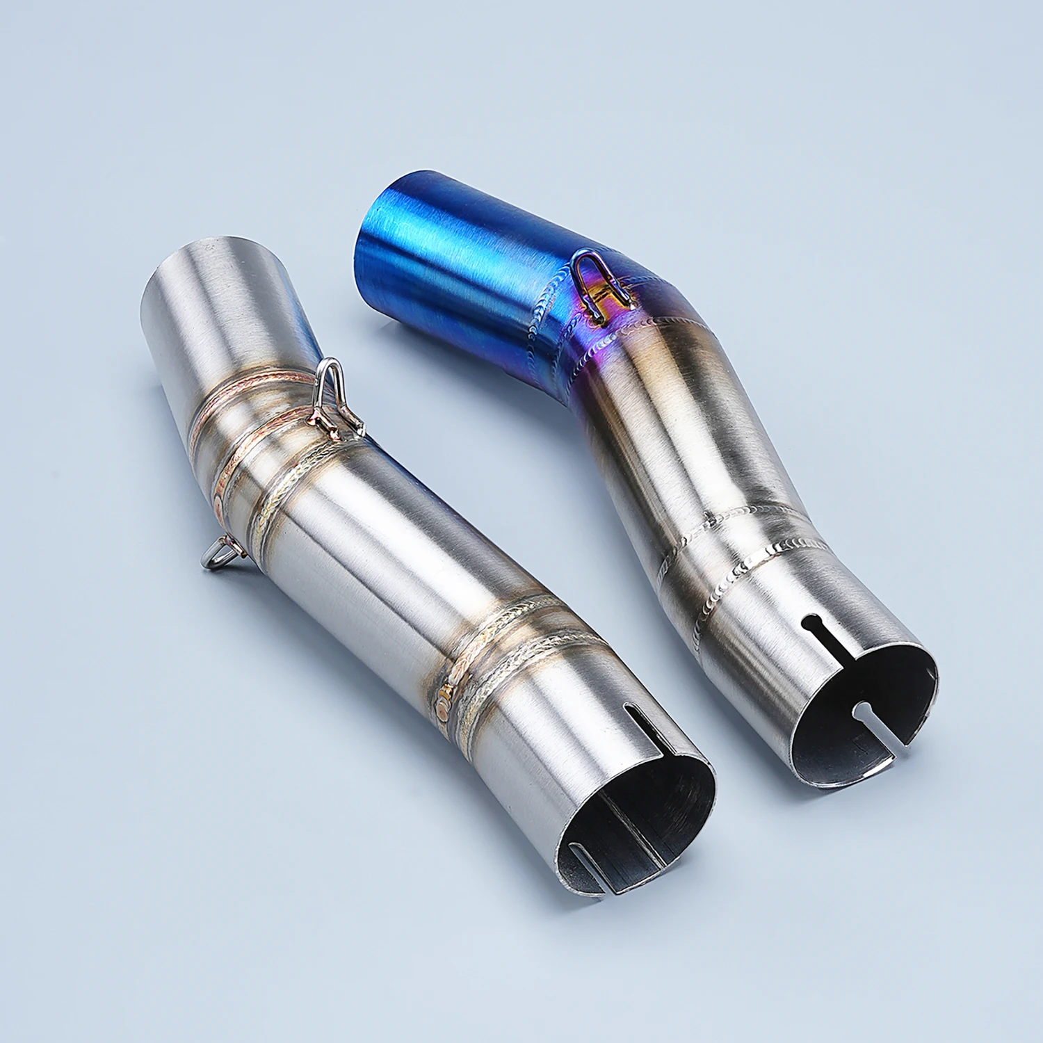 

FOR GSXR600/750（K7） Motorcycle Exhaust Muffler escape Moto Tube Middle Link Pipe stainless steel