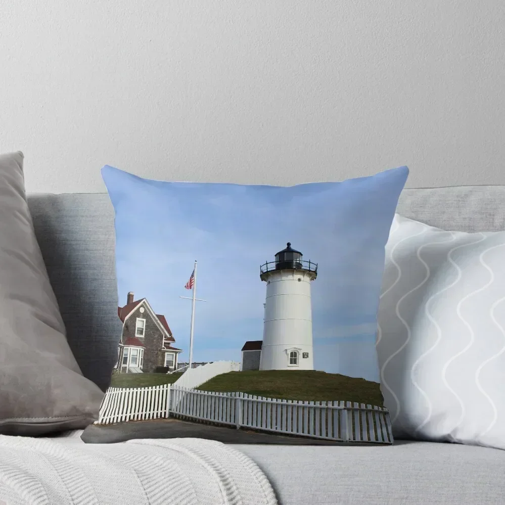 

Nobska Light Woods Hole Cape Cod Throw Pillow Custom Cushion Pillowcases For Pillows Sofa Pillow Cover pillow