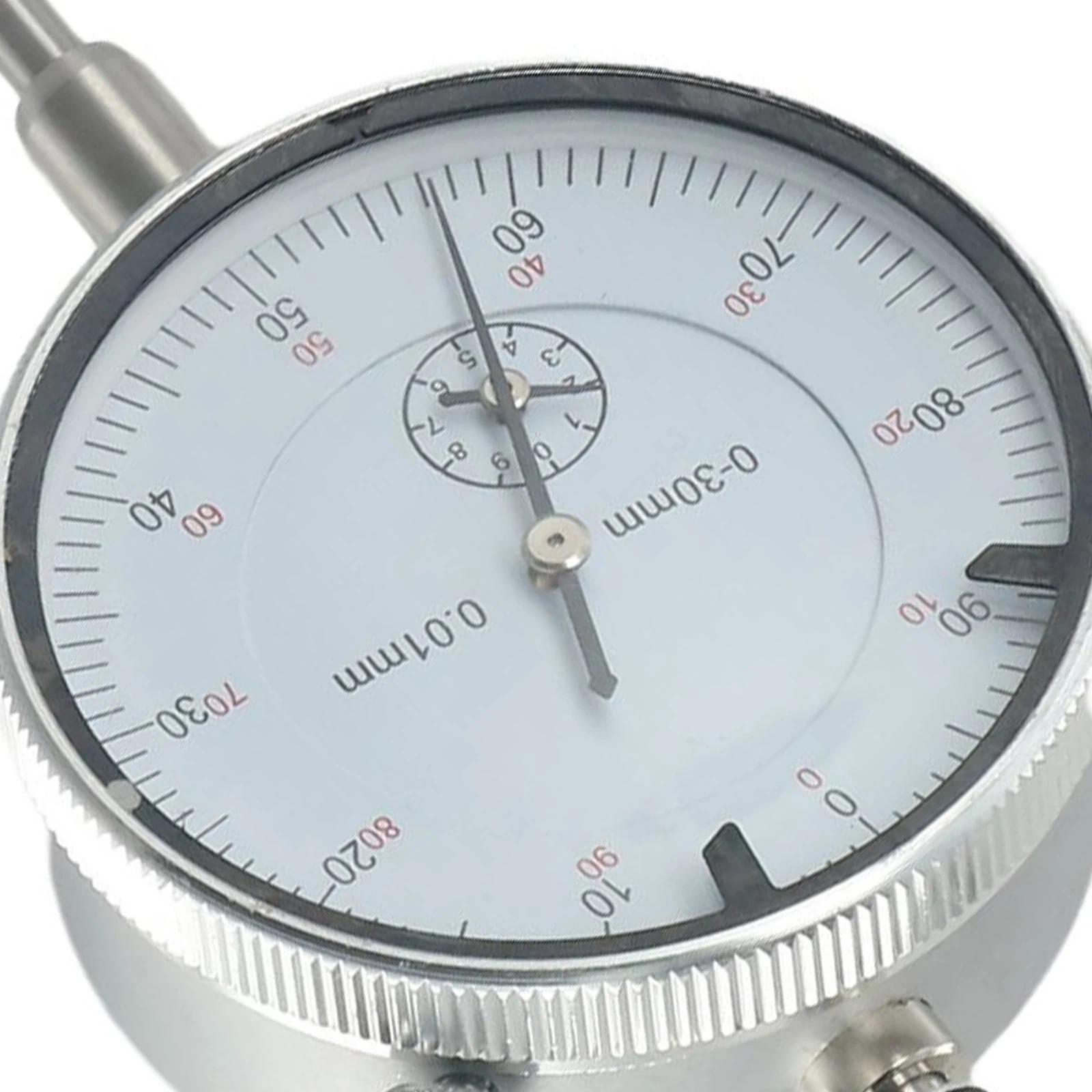 1PCS 0-30mm/0.01mm Dial Indicator Gauge Meter Comparator Measuring Measuring Instrument With Lug Back Precise Micrometer Tool