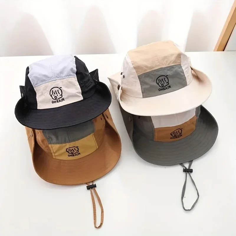 Детская весенне-летняя красивая панама, быстросохнущая водонепроницаемая кепка, солнцезащитная шляпа для путешествий.